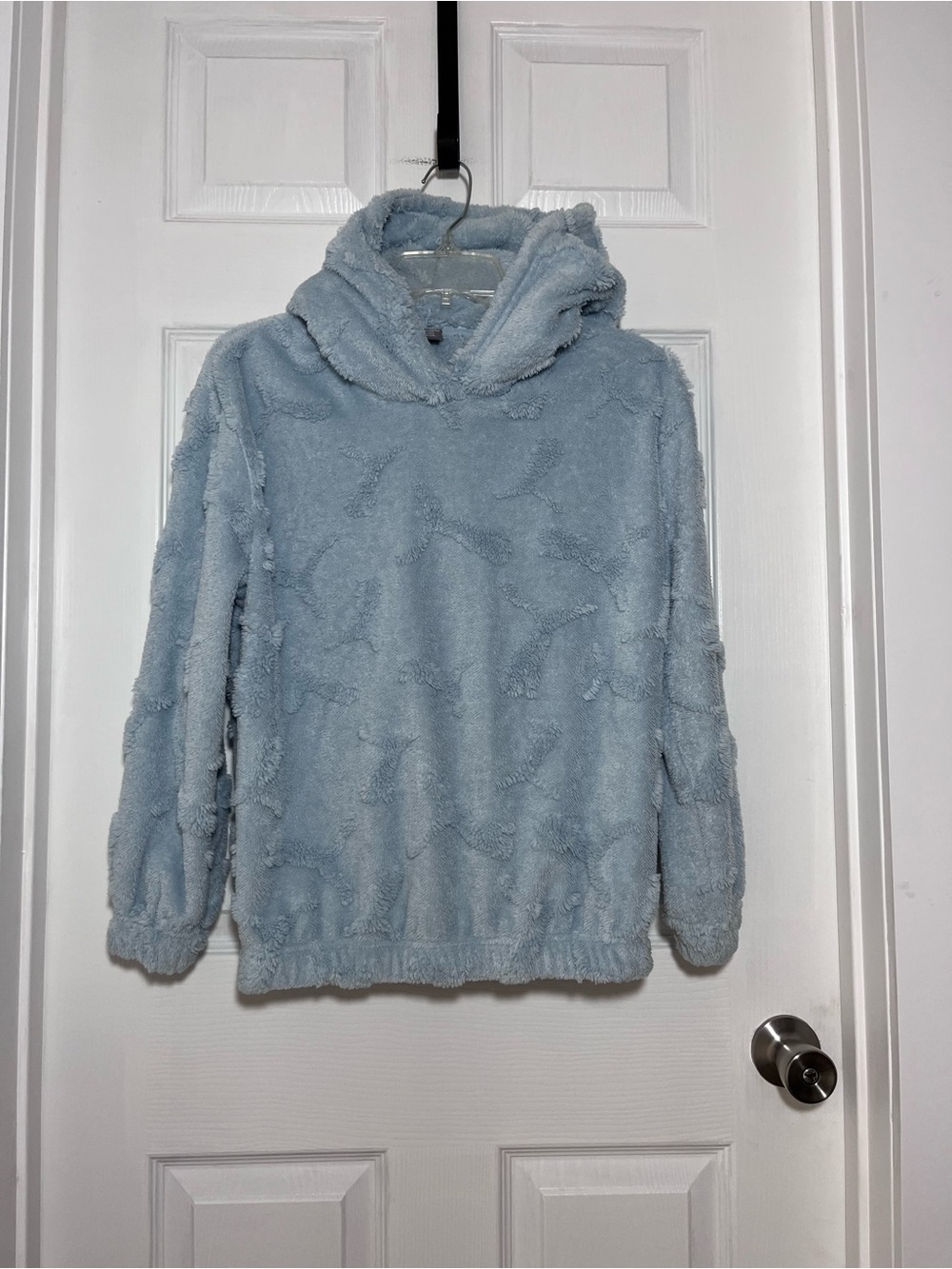 Puma Light Blue Plush Hoodie